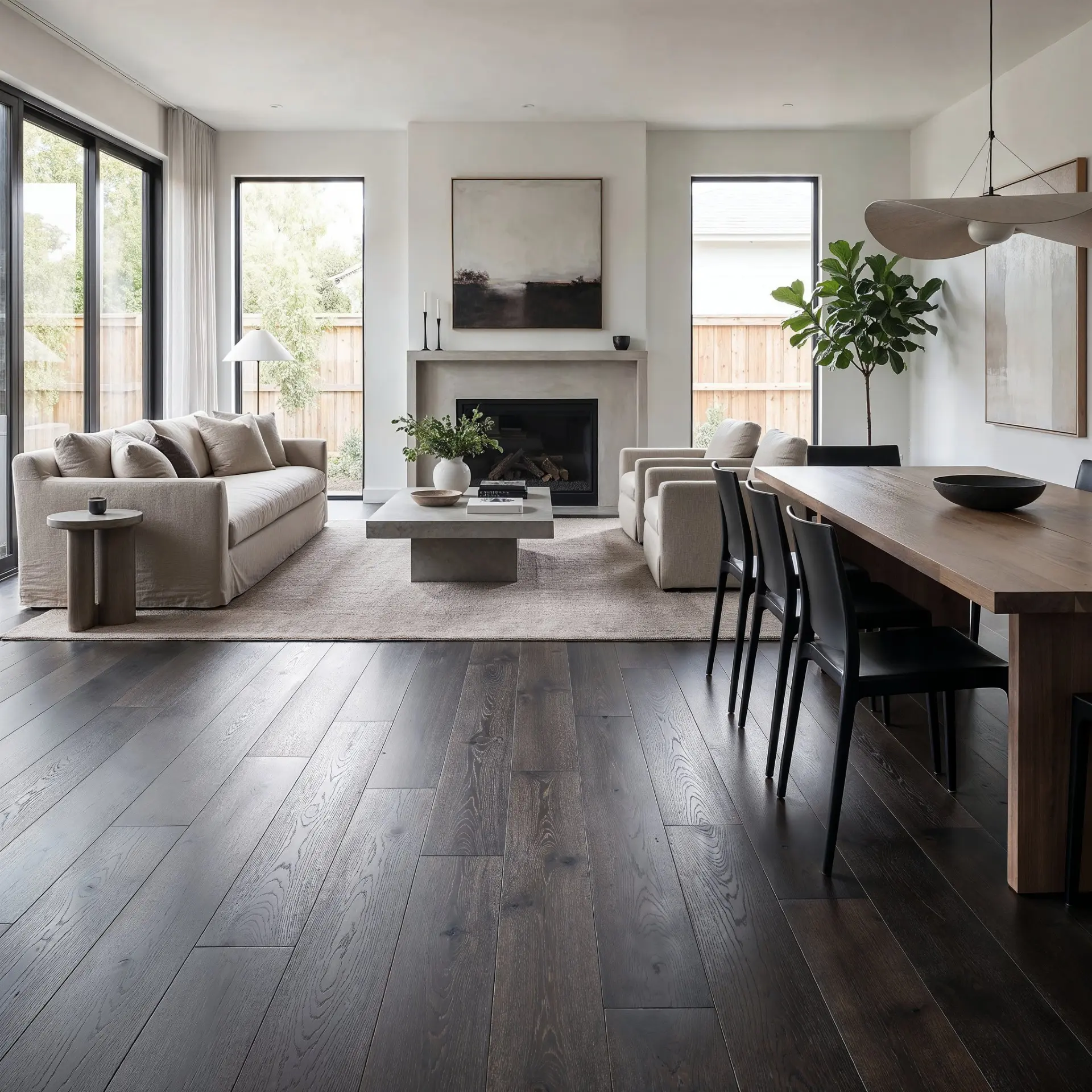 Parquet chêne foncé - 18 x 150 mm - Vésuve 1 Parquet chêne foncé - 18 x 150 mm - Vésuve
